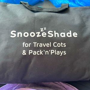 Snooze Shade blackout Pack and Play cover, for travel, sensory overload, NWOT
